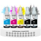 Kit 5 Tintas 664 Originais Epson L355 L365 L375 L395 L495