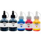 Kit 5 Tintas Para Brother T420W T510W T520W T220 T710W T720DW MFC-T810W