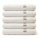 Kit 5 Toalha de Rosto Branca Fio Egípcio Grande e Grossa Quefren 100% Algodão Hotel Pousada Spa Kit 5 Toalha de Rosto Branca Fio Egípcio Grande e Grossa Quefren 100% Algodão Hotel Pousada Spa