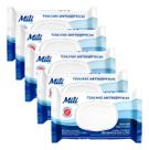 Kit 5 Toalha Umedecida Mili Antisséptica Suave Aroma De Erva Doce Sem Álcool Kit 5 Toalha Umedecida Mili Antisséptica Suave Aroma De Erva Doce Sem Álcool