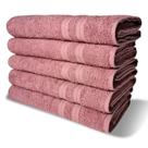 Kit 5 Toalhas De Banho 430g/m² Grande Grossa 80x150cm Lisboa Rosê