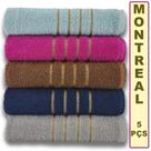 Kit 5 Toalhas de Banho Grossas Banhão 70 X 130 Montreal Beka Alta Absorção