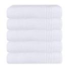 Kit 5 Toalhas de Banho Hotel 70x150cm 500g Toalha Gigante - Branca