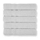 Kit 5 Toalhas De Banho Para Hoteis Super Grossa Felpuda E Macias 100% Algodão Beka Luxo produto com cor Branco.