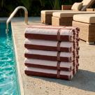 Kit 5 Toalhas de Praia Gigante Ipanema Premium Conforto Hotel & Alta Absorção