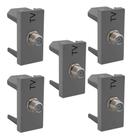 Kit 5 Tomadas Antena Tv Pial Plus+ Cz - Qualidade Legrand