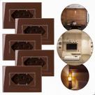 kit 5 Tomadas de Embutir Para Móveis Planejados Bancada Mesa Cozinha Escritório 20A