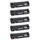 Kit 5 Toner Compatível HP CE285A 85A P1102 M1132 Kit 5 Toner Compatível HP CE285A 85A P1102 M1132