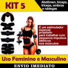 Kit 5 Tonificador Muscular Elétrico 5 Em 1 Masculino e Feminino Usar em Casa Academia exercício funcional Kit 5 Tonificador Muscular Elétrico 5 Em 1 Masculino e Feminino Usar em Casa Academia exercício funcional
