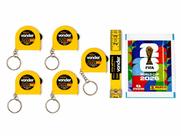 Kit 5 Trenas Chaveiro Vonder E 1 Pacote Figurinhas Copa 2026