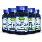 Kit 5 Tri Ômega (Ômega 3, 6 e 9) Unilife 60 cápsulas