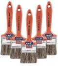 Kit 5 Trincha Pincel Para Pintura Media 395 Atlas 2 1/2 PolegadaS Gris Pintor Parede Tinta Acrílica Kit 5 Trincha Pincel Para Pintura Media 395 Atlas 2 1/2 PolegadaS Gris Pintor Parede Tinta Acrílica
