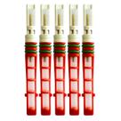 Kit 5 Tubo Expansor Ar Cond Canetinha Laranja Com 2 Orings Kit 5 Tubo Expansor Ar Cond Canetinha Laranja Com 2 Orings