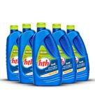 Kit 5 Ultra Clear Hth 2 em 1 Elimina Algas e Decanta Para Tratamento de Piscina