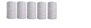 Kit 5 Un Barbante Culinário Branco Poliéster 260g Cada Rolo Kit 5 Un Barbante Culinário Branco Poliéster 260g Cada Rolo