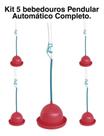 Kit 5 Un. Bebedouros Aut. Pendular Para Aves, Pintos E Galinha - PETSOLUTION