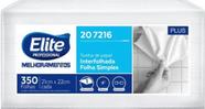 KIT 5 un TOALHA INTERFOLHA PLUS FOLHA SIMPLES 350FL ELITE