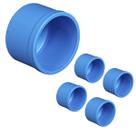 Kit 5 und CAP Soldável Solda PN80 50mm p/ Cano PVC Irrigação Vedação Instalação Fácil e Durável