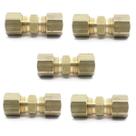 Kit 5 União Compressão Porca Anilha 3/8a X 3/8a Tubo Cobre