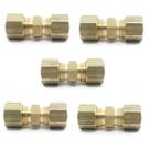 Kit 5 União Porca Anilha Compressão 5/16a X 5/16a Tubo Cobre