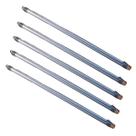 Kit 5 Unidades CABO de Rosca Madeira 60cm Encaixe Universal com Alça Plastificado / Encapado Para Pá / Desentupidor