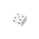 Kit 5 Unidades Conector Porcelana 10mm 50a/600v 2 Polos Cp-1023 Kit 5 Unidades Conector Porcelana 10mm 50a/600v 2 Polos Cp-1023