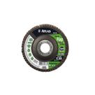 Kit 5 Unidades Discos de Flap Varios Grãos Atlas 115mm
