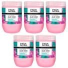 Kit 5 Unidades Gel Pós-Depilação Dagua Natural Aloe Vera Pós-Sol e Pós-Barba 750g