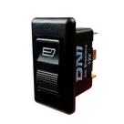 Kit 5 Unidades - Interruptor De Vidro Elétrico Individual Com Led Verde - VW 321959855 - 12V - DNI 2013