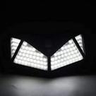 Kit 5 unidades Luminária Energia Solar Parede 100 Led Sensor Presença 3 Funções Lampada