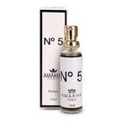 Kit 5 Unidades Perfume No 5 15 mL Amakha Paris Eau de Parfum mulher elegante e sofisticada Kit 5 Unidades Perfume No 5 15 mL Amakha Paris Eau de Parfum mulher elegante e sofisticada