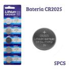 Kit 5 Unidades Pilha Bateria Cr2025 Com Longa Duração Kit 5 Unidades Pilha Bateria Cr2025 Com Longa Duração