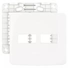 Kit 5 unidades Placa com Suporte 4x4 2 Postos B3 Margirius 19435