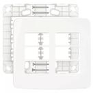 Kit 5 unidades Placa com Suporte 4x4 6 Postos B3 Margirius 19437