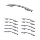 Kit 5 Unidades Puxadores Lisboa de 24cm com Furação de 128mm ou 160mm Para Moveis - EdeCasaMoveis