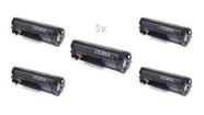 Kit 5 UNIDADES TONER 285A 85 PARA IMPRESSORA P1102 1102 P1102W 1102W