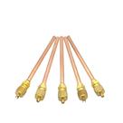 Kit 5 Válvula de Serviço Refrigeração Schrader 1/4 - 100mm