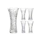 Kit 5 Vaso Decorativo 19cm em Vidro Resistente Estilo Europeu