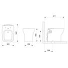 Kit 5 Vasos Sanitário Convencional com Assento Queda Amortecida Boss Incepa Kit 5 Vasos Sanitário Convencional com Assento Queda Amortecida Boss Incepa