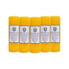 Kit 5 velas votiva 7 dias 260g (amarela)