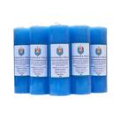 Kit 5 velas votiva 7 dias 260g (azul clara)