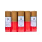 Kit 5 velas votiva 7 dias 260g (dourada e vermelha)