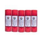 Kit 5 velas votiva 7 dias 260g (vermelha)
