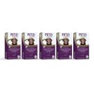 Kit 5 Vermífugo Petzi Cães Filhotes Dose Única Ceva 20ml