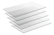 Kit 5 Vidros Expositor Balcão Vitrine Para Loja 50x30 4mm