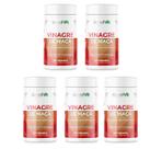 Kit 5 Vinagre De Maçã Ácido Acético 60 Capsulas - Good Vit