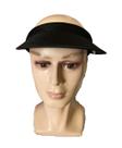 Kit 5 Viseiras Tiara Arco Preto Aba 12cm c/ Elástico Praia