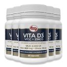 Kit 5 Vita D3 C Zinco Vitafor 30 Cápsulas Kit 5 Vita D3 C Zinco Vitafor 30 Cápsulas