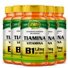 KIT 5 VITAMINA B1 TIAMINA - 60 Cápsulas 500mg UNILIFE