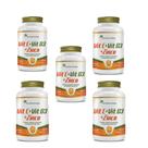 Kit 5 Vitamina C + Vitamina D3 + Zinco 5x60 cps Flora Nativa